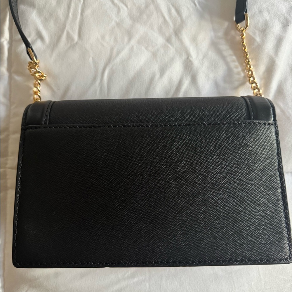 Michael Kors Black and Gold Crossbody Bag - Picture 2 of 4